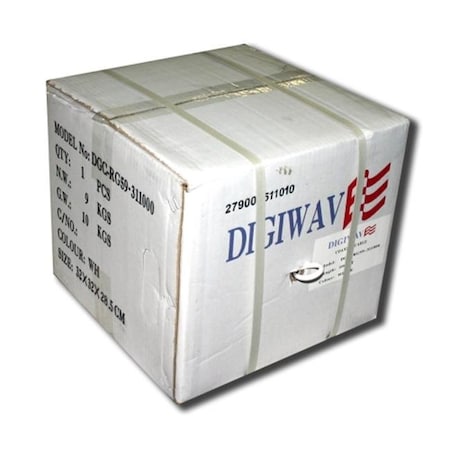 Homevision Technology Homevision Technology RG59311000W TygerWire 1000-Ft RG59 Coaxial Cable with 90 percent Braid- White RG59311000W